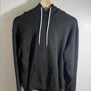 John Elliott Black Salt Wash Beach Hoodie Sz2/M